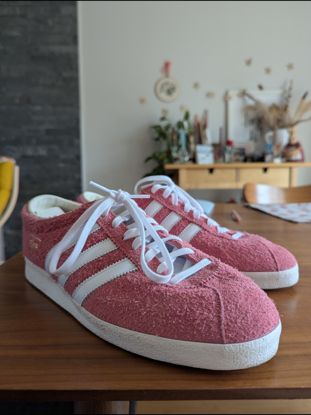 Adidas Pink Gazelle Suede-Style Sneakers